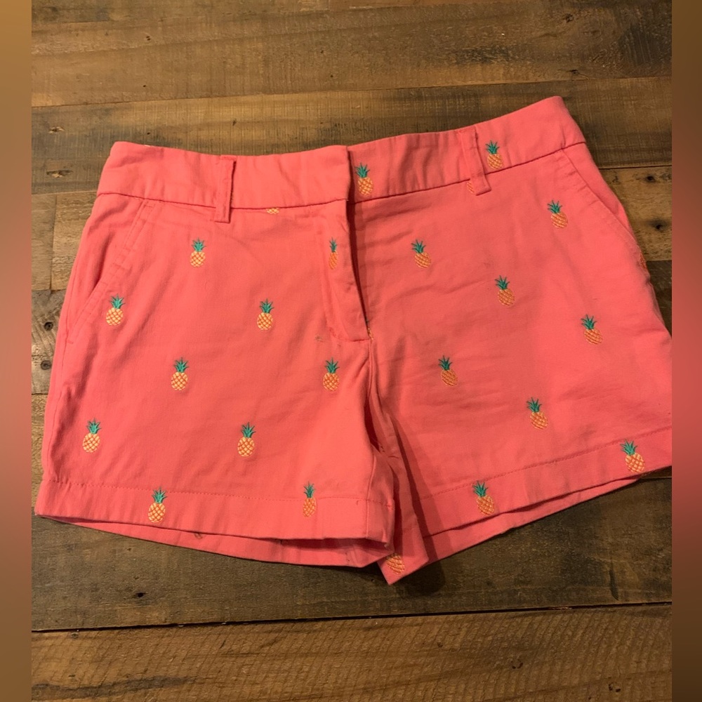 EUC! Pink shorts with Pineapples!